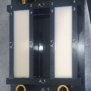 Three Gang Cement Mould, 40 x 40 x 160 mm, Steel