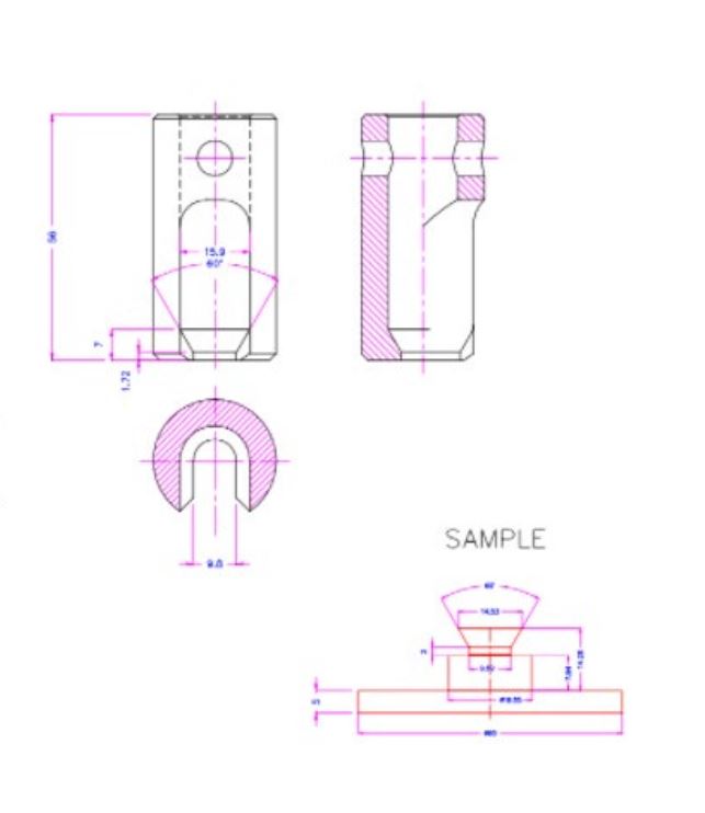 ASTM D5179 -Measuring Adhesion of Organic Coatings in the Laboratory by Direct Tensile Method 2 ASTM D5179 Test Fixture 1