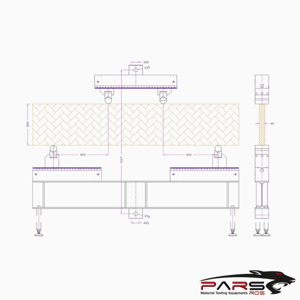 ASTM D6109 Test Fikstürü 01